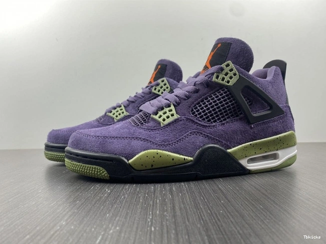 TBK Jordan 4 Purple WMNS AQ9129-500 Canyon Air 0716